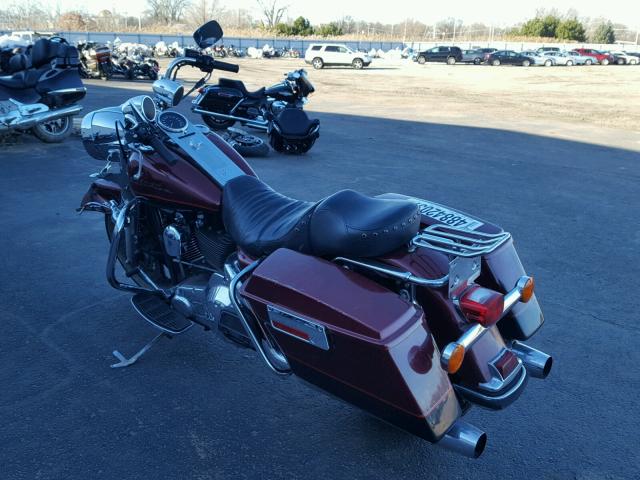 1HD1FDV19YY647293 - 2000 HARLEY-DAVIDSON FLHR MAROON photo 3