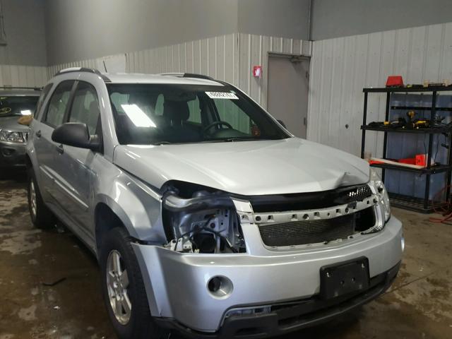 2CNDL23F296230207 - 2009 CHEVROLET EQUINOX LS SILVER photo 1