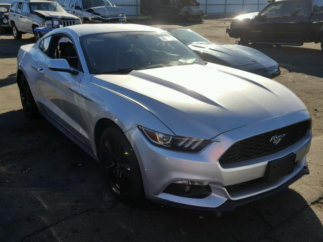 1FA6P8TH6G5261206 - 2016 FORD MUSTANG SILVER photo 1