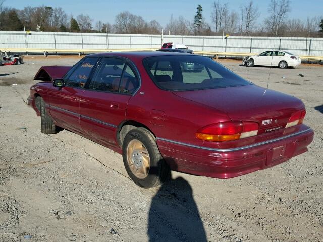 1G2HX53L8P1202563 - 1993 PONTIAC BONNEVILLE BURGUNDY photo 3