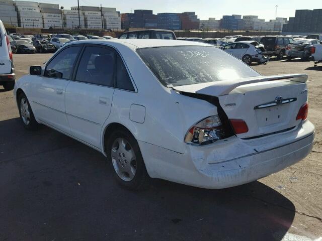 4T1BF28B63U304824 - 2003 TOYOTA AVALON XL WHITE photo 3