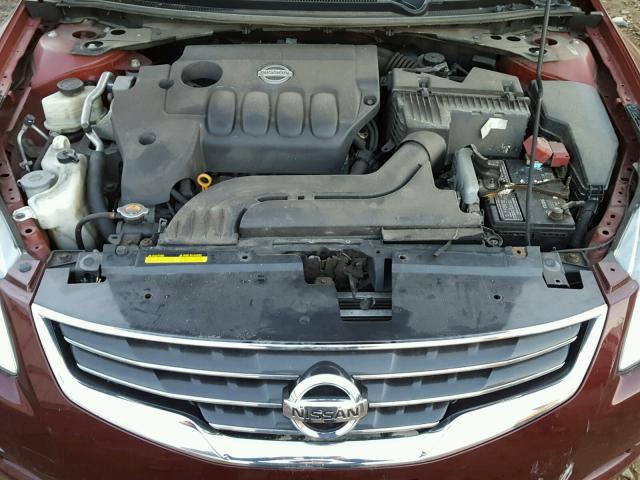 1N4AL2AP3AN461223 - 2010 NISSAN ALTIMA BAS MAROON photo 7