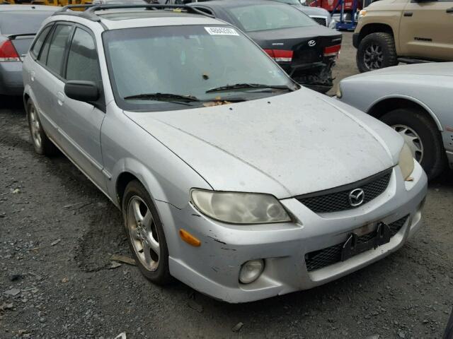 JM1BJ245321490650 - 2002 MAZDA PROTEGE PR SILVER photo 1