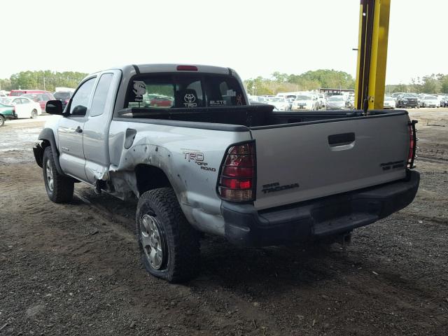 5TETU62N45Z117391 - 2005 TOYOTA TACOMA PRE SILVER photo 3