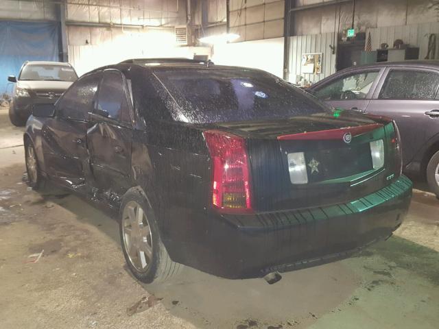 1G6DM577240131896 - 2004 CADILLAC CTS BLACK photo 3