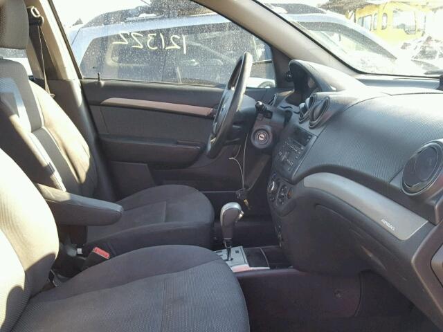 KL1TD56E69B663289 - 2009 CHEVROLET AVEO LS 蓝色 照片 5