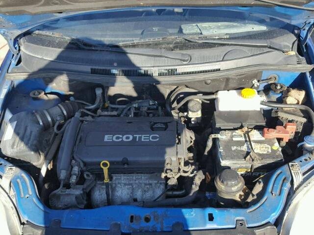 KL1TD56E69B663289 - 2009 CHEVROLET AVEO LS 蓝色 照片 7