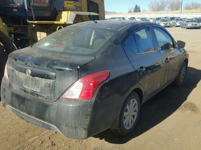 3N1CN7AP4GL855528 - 2016 NISSAN VERSA S BLACK photo 4