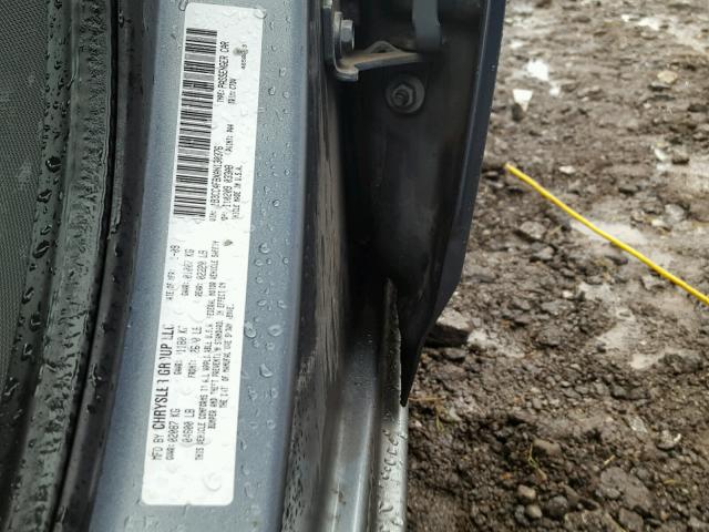 1B3CC4FBXAN130376 - 2010 DODGE AVENGER SX GRAY photo 10