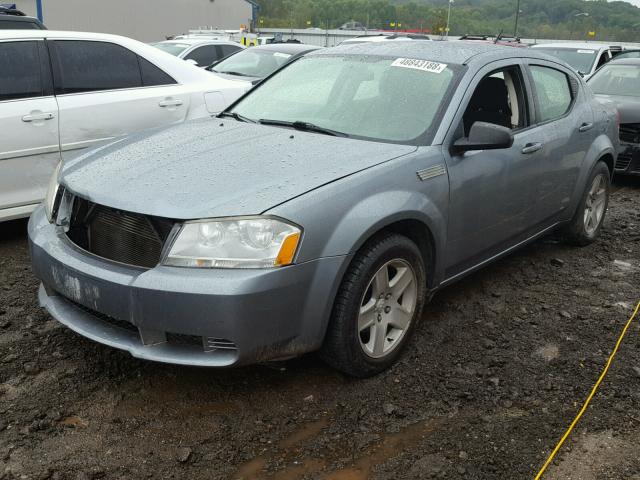 1B3CC4FBXAN130376 - 2010 DODGE AVENGER SX GRAY photo 2