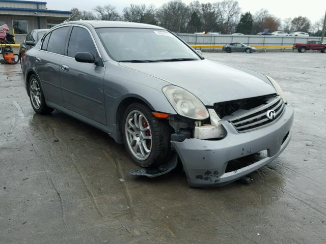 JNKCV51E65M217170 - 2005 INFINITI G35 GRAY photo 1