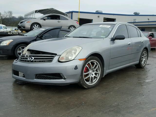 JNKCV51E65M217170 - 2005 INFINITI G35 GRAY photo 2