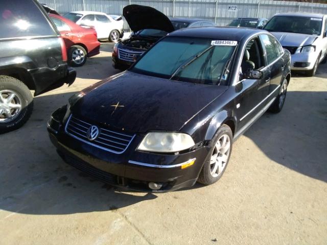 WVWRH63B22E208855 - 2002 VOLKSWAGEN PASSAT GLX BLACK photo 2