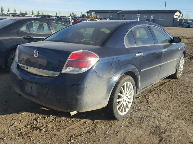 1G8ZV57737F265943 - 2007 SATURN AURA XR BLUE photo 4