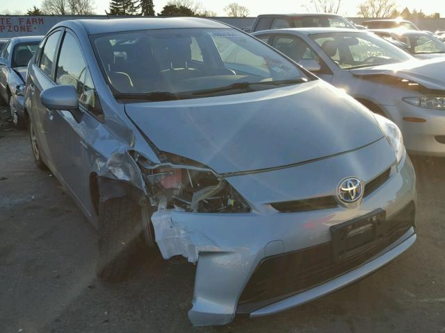 JTDKN3DU9C1526683 - 2012 TOYOTA PRIUS TEAL photo 1