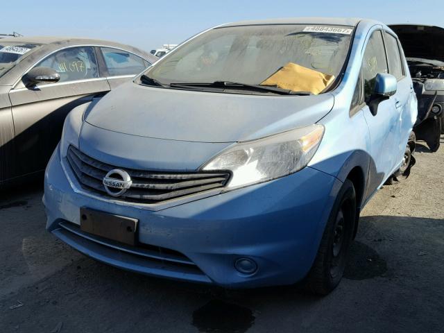 3N1CE2CP1EL426277 - 2014 NISSAN VERSA NOTE BLUE photo 2