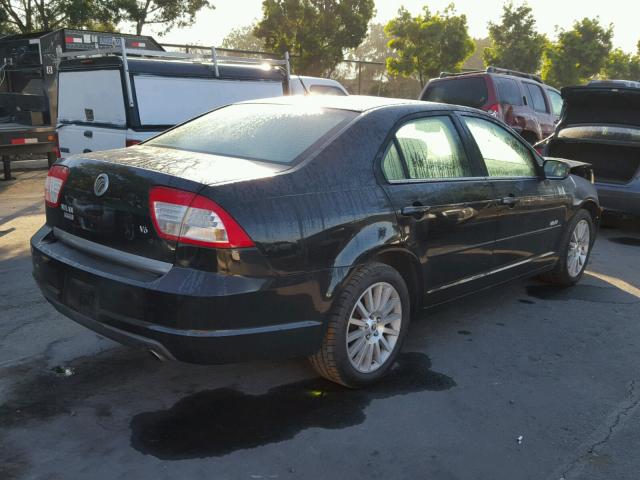 3MEHM08138R614331 - 2008 MERCURY MILAN PREM BLACK photo 4