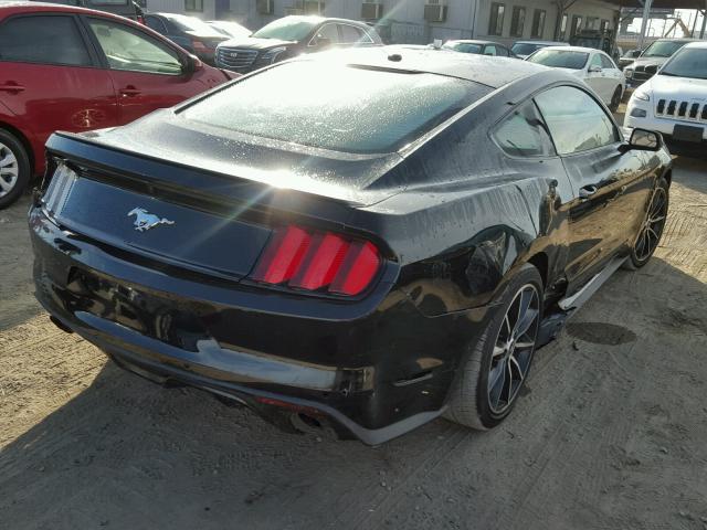 1FA6P8TH0G5317866 - 2016 FORD MUSTANG BLACK photo 4