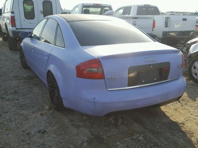 WAUED64B51N019329 - 2001 AUDI A6 2.7T QU PURPLE photo 3