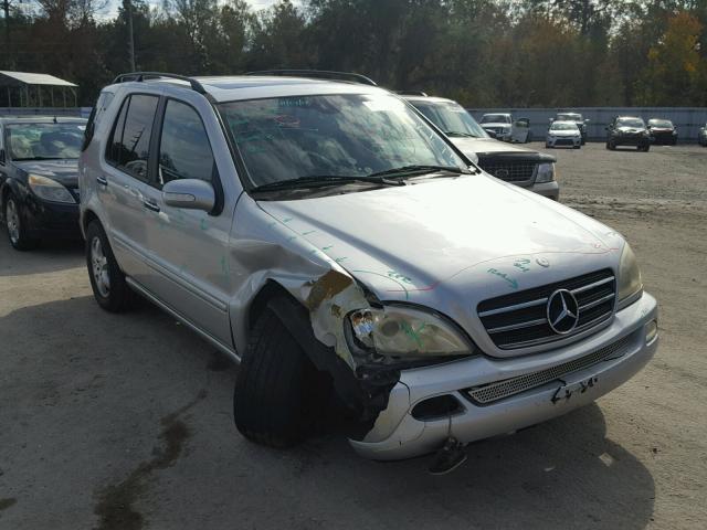 4JGAB75E94A508068 - 2004 MERCEDES-BENZ ML 500 SILVER photo 1