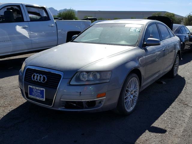 WAUAH74F27N027960 - 2007 AUDI A6 3.2 GRAY photo 2