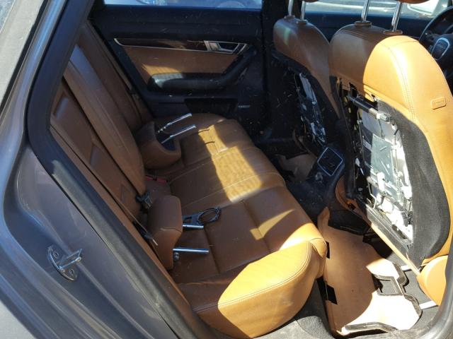 WAUAH74F27N027960 - 2007 AUDI A6 3.2 ნაცრისფერი ფოტო 6