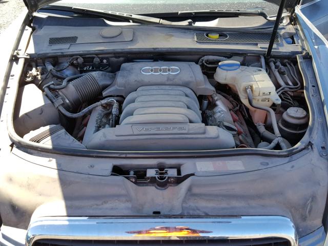 WAUAH74F27N027960 - 2007 AUDI A6 3.2 ნაცრისფერი ფოტო 7