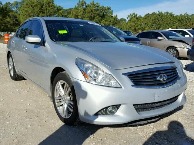 JN1DV6AP5CM812444 - 2012 INFINITI G25 BASE SILVER photo 1