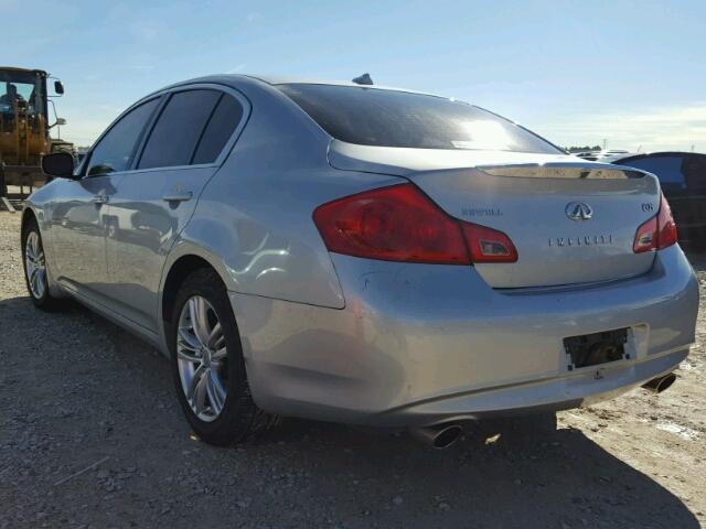 JN1DV6AP5CM812444 - 2012 INFINITI G25 BASE SILVER photo 3