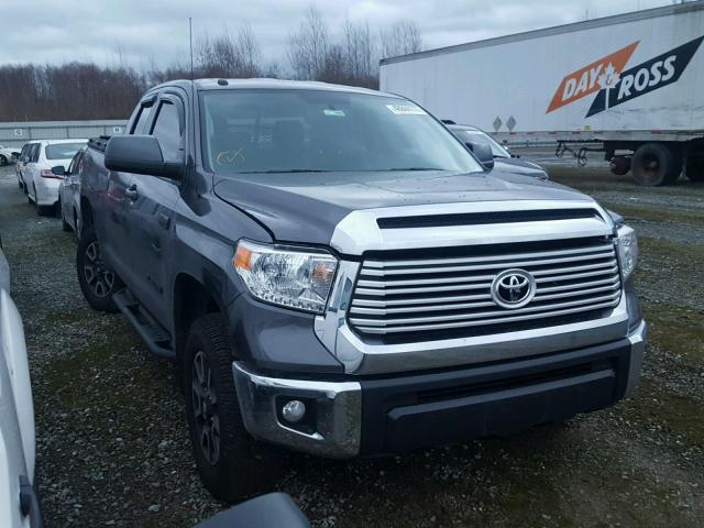 5TFBY5F13HX655187 - 2017 TOYOTA TUNDRA DOU GRAY photo 1