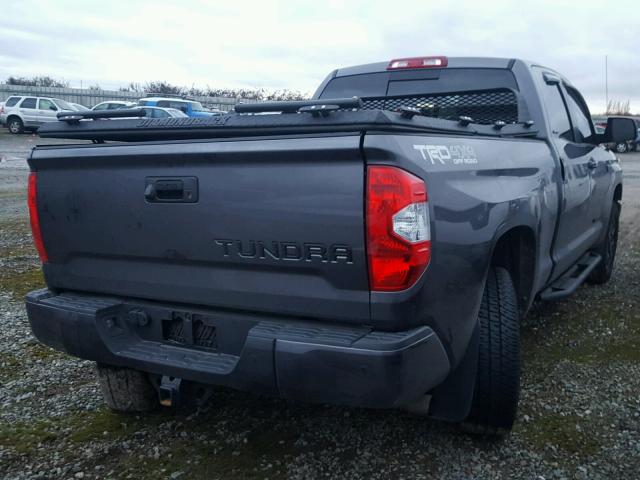 5TFBY5F13HX655187 - 2017 TOYOTA TUNDRA DOU GRAY photo 4