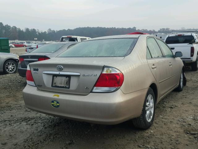 4T1BF32KX5U089028 - 2005 TOYOTA CAMRY LE BEIGE photo 4