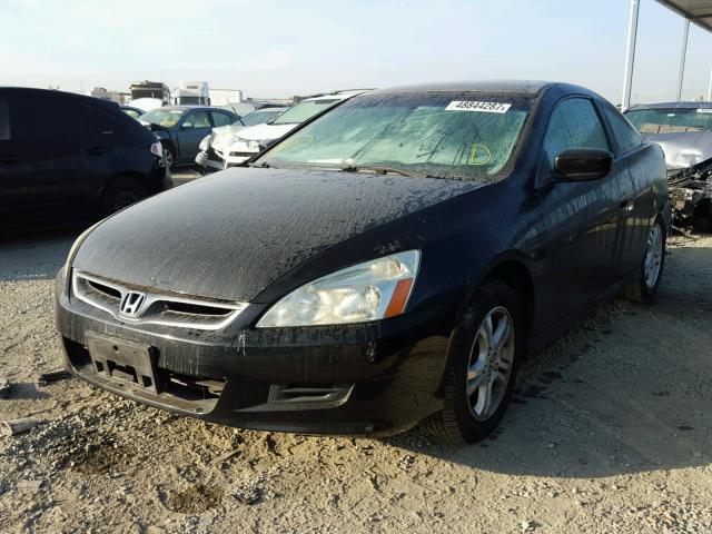 1HGCM72367A011320 - 2007 HONDA ACCORD LX BLACK photo 2