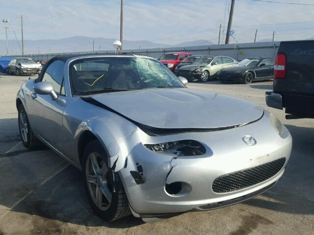 JM1NC25F460112329 - 2006 MAZDA MX-5 MIATA SILVER photo 1