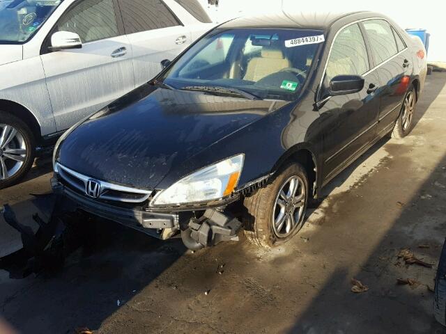 1HGCM56356A179429 - 2006 HONDA ACCORD SE BLACK photo 2