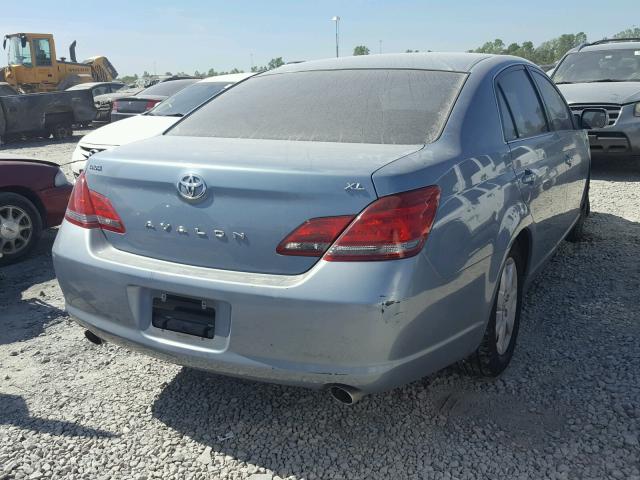 4T1BK36B68U298244 - 2008 TOYOTA AVALON BLUE photo 4