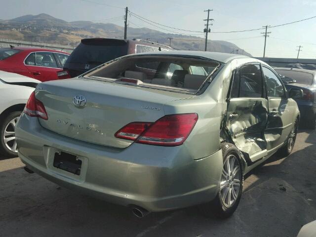 4T1BK36B67U251570 - 2007 TOYOTA AVALON XL GREEN photo 4