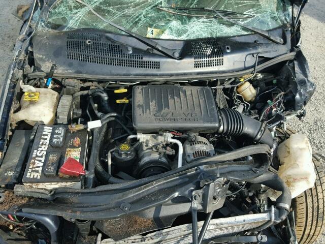 1J4GW48N04C134686 - 2004 JEEP GRAND CHER BLUE photo 7