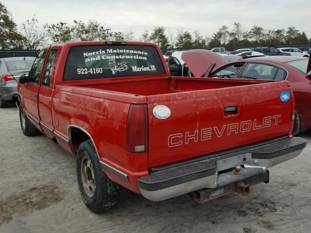 2GCEC19W4V1124861 - 1997 CHEVROLET 1500 RED photo 3