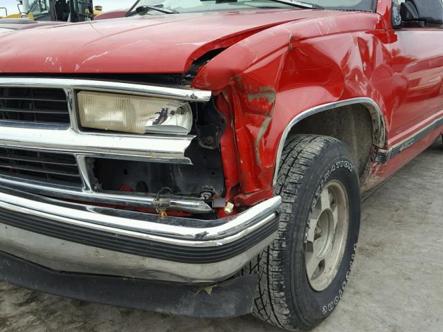 2GCEC19W4V1124861 - 1997 CHEVROLET 1500 RED photo 9