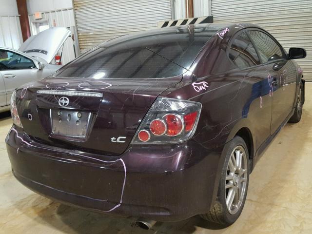 JTKDE167X90286751 - 2009 TOYOTA SCION TC PURPLE photo 4