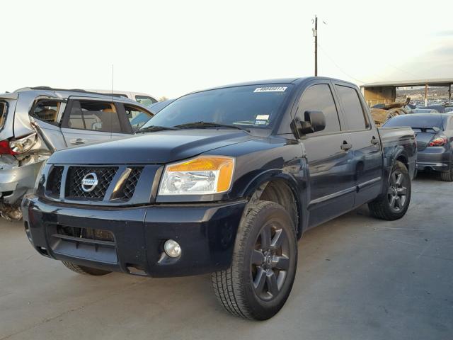 1N6BA0EK5CN301609 - 2012 NISSAN TITAN S BLACK photo 2