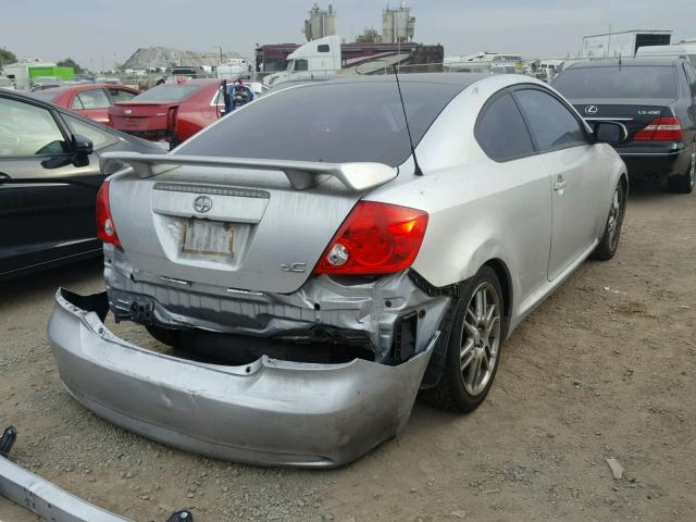 JTKDE177070190400 - 2007 TOYOTA SCION TC SILVER photo 4