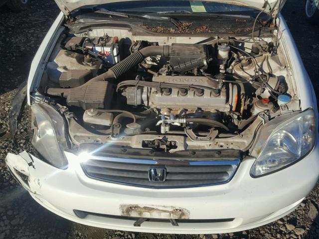 2HGEJ6675YH596712 - 2000 HONDA CIVIC LX WHITE photo 7