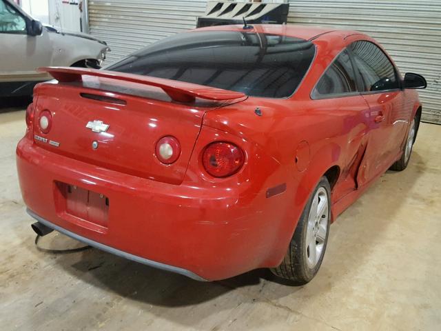 1G1AM18B587288288 - 2008 CHEVROLET COBALT SPO RED photo 4