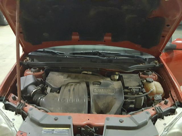 1G1AM18B587288288 - 2008 CHEVROLET COBALT SPO RED photo 7