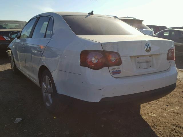 3VWRM71K38M105884 - 2008 VOLKSWAGEN JETTA SE WHITE photo 3