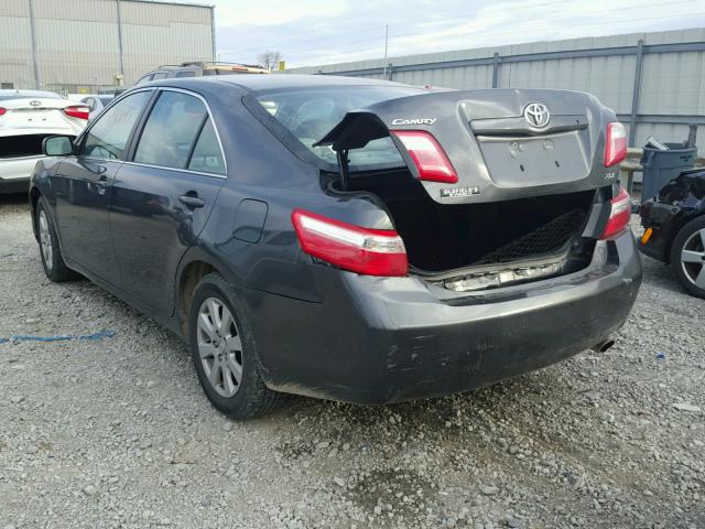 4T1BE46K98U261248 - 2008 TOYOTA CAMRY CE GRAY photo 3