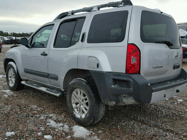 5N1AN0NU3EN813565 - 2014 NISSAN XTERRA X GRAY photo 3