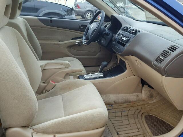 1HGEM229X4L019579 - 2004 HONDA CIVIC EX 蓝色 照片 5